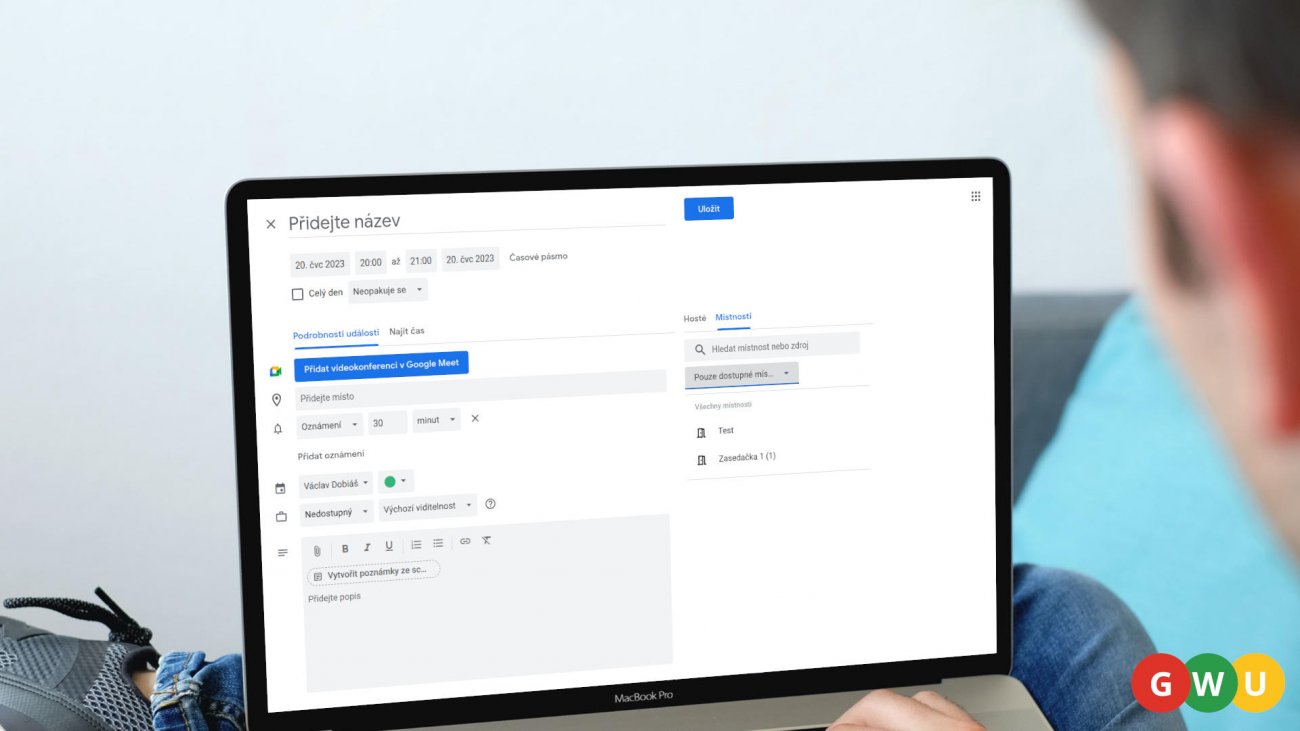 Google Workspace Update: Vylepšené návrhy zasedacích místností v Google kalendáři